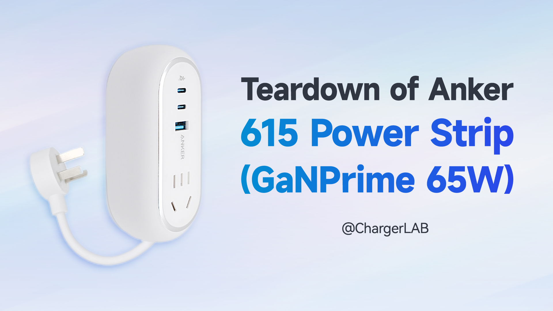 Teardown of Anker 65W Mini Power Strip  (GaNPrime 615)