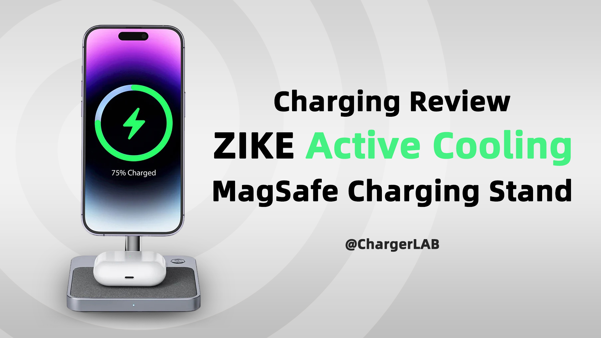 Active Cooling | Charging Review of ZIKE 2-in-1 MagSafe Wireless Charger