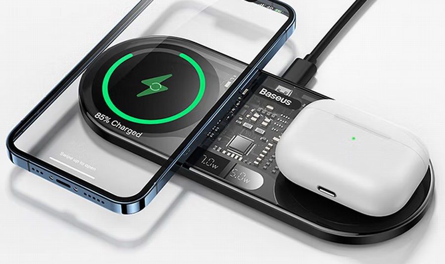 Baseus Launched Transparent 2-in-1 Wireless Charger