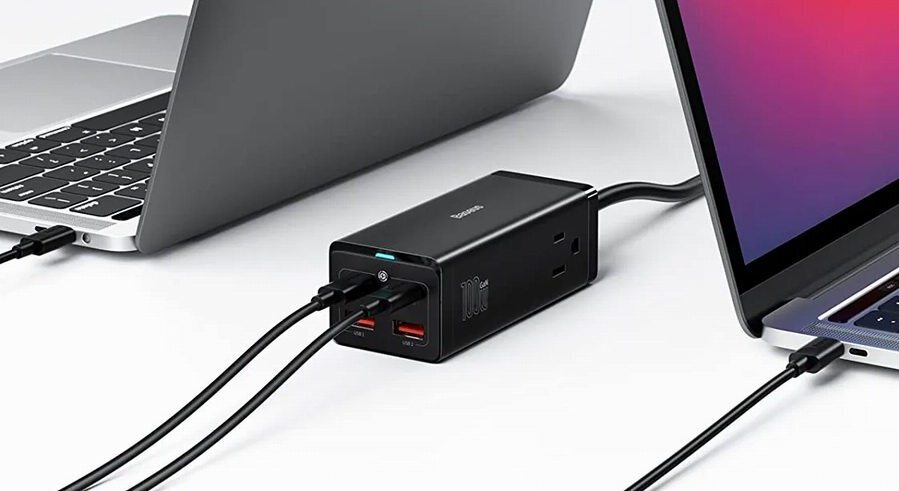 100W Output | Baseus Launched PowerCombo GaN Power Strip on Amazon US