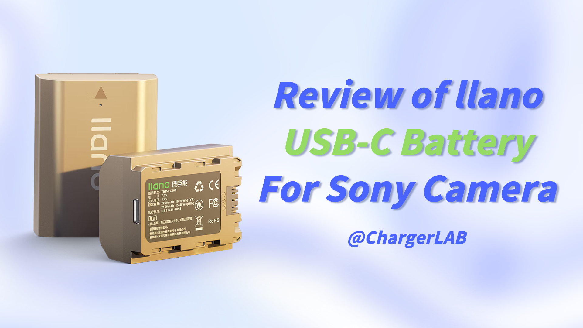 Special & Convenient | Review of llano USB-C Battery For Sony Camera (α7 Series)