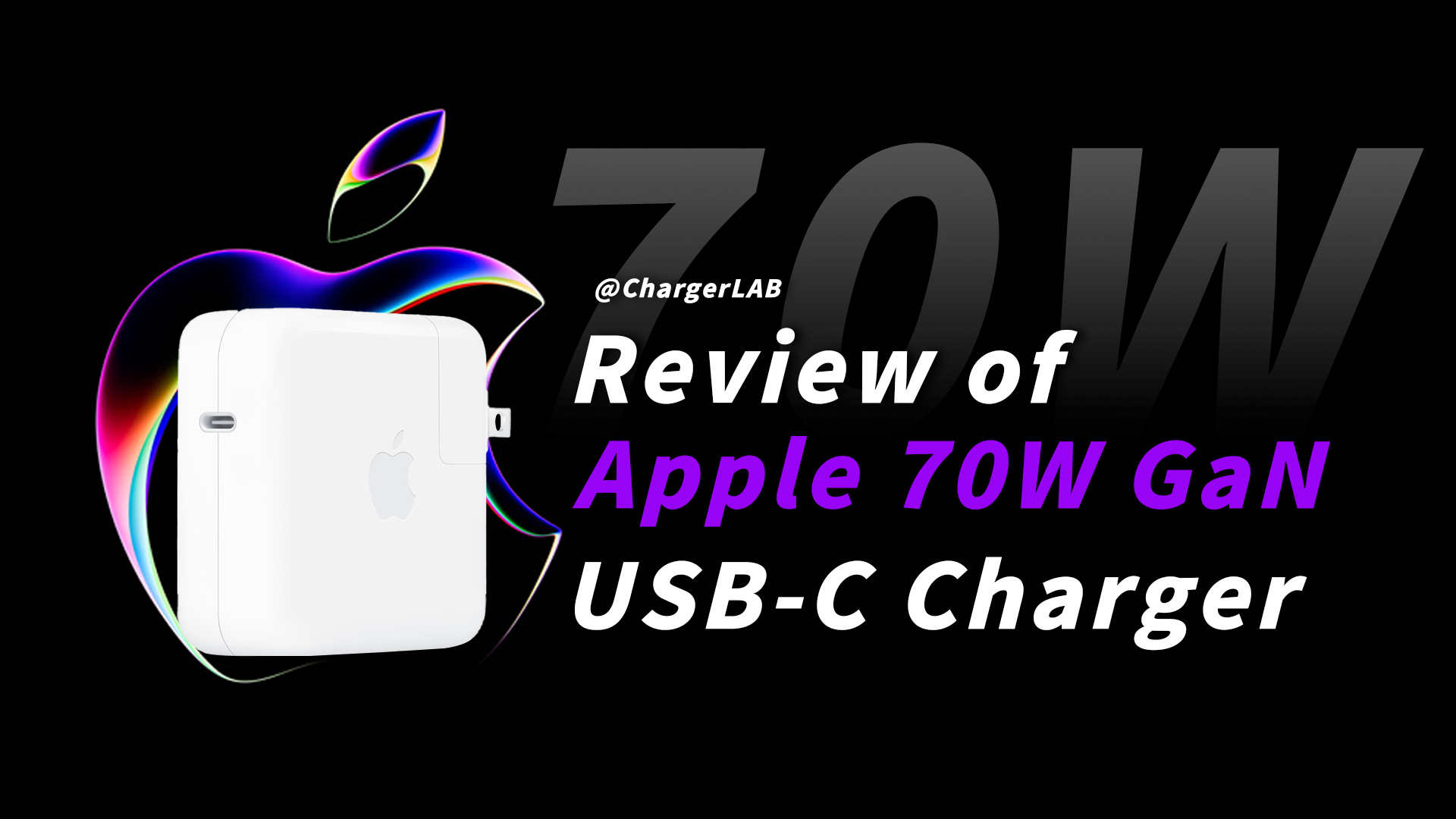 Review of New Apple 70W GaN USB-C Charger