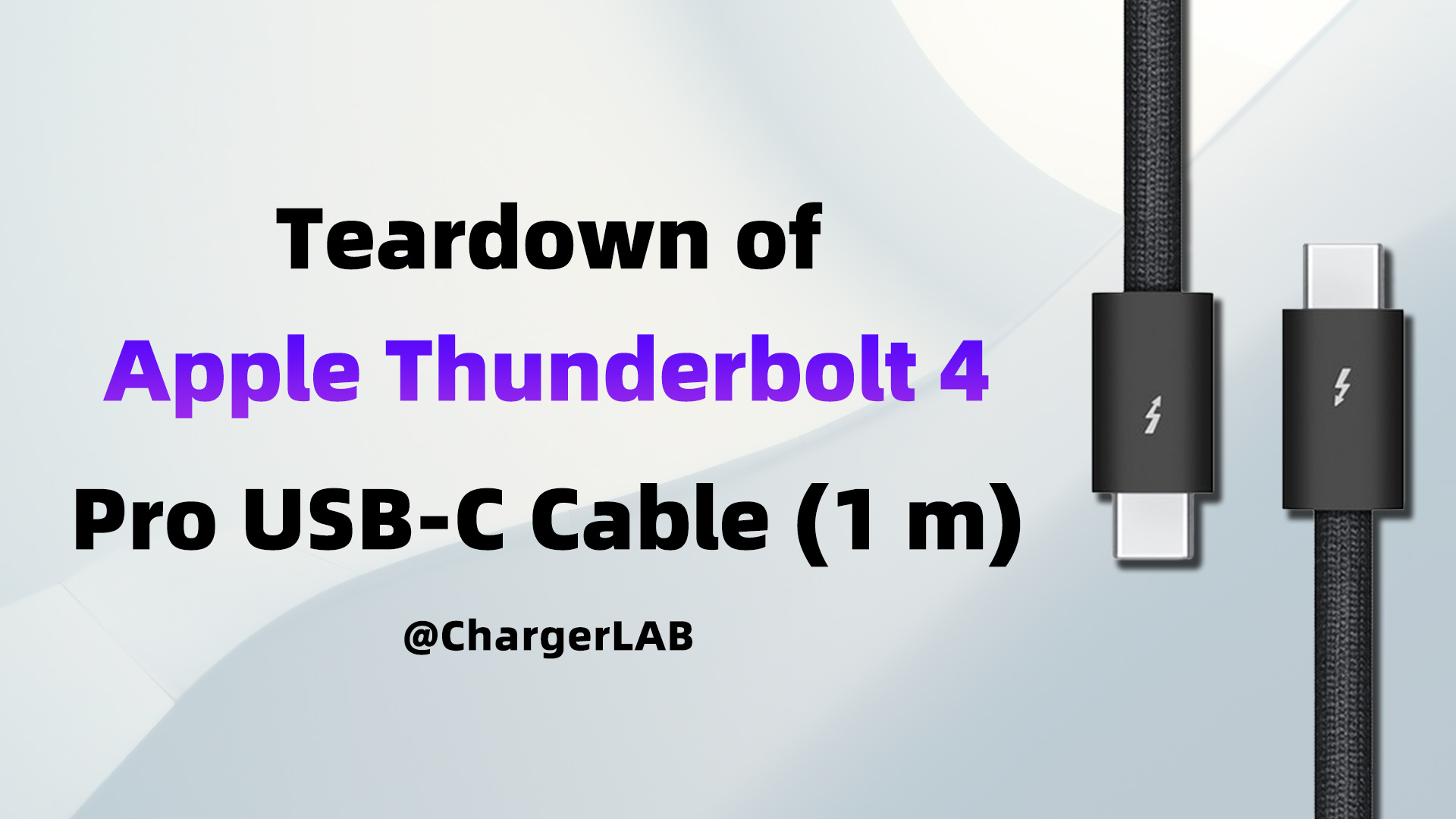 Affordable Option | Teardown of Apple Thunderbolt 4 Pro USB-C Cable (1M)