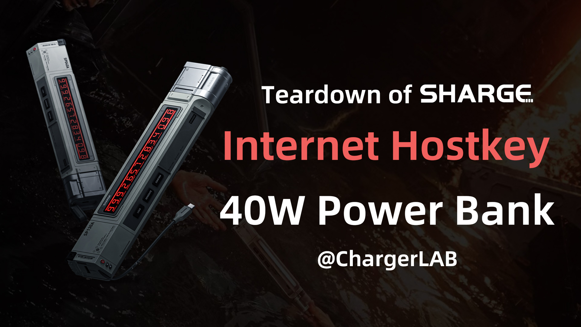 Internet Hostkey | Teardown of SHARGE 40W Power Bank (Wandering Earth II)