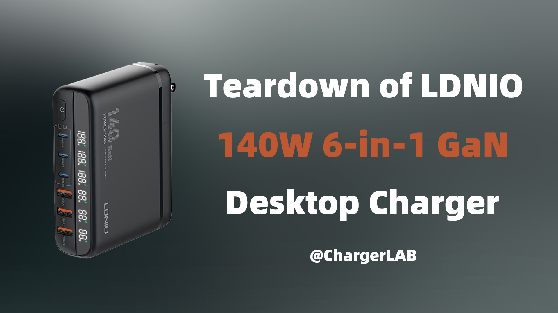 Super-Low Price | Teardown of Ldnio 6-in-1 GaN Desktop Charger