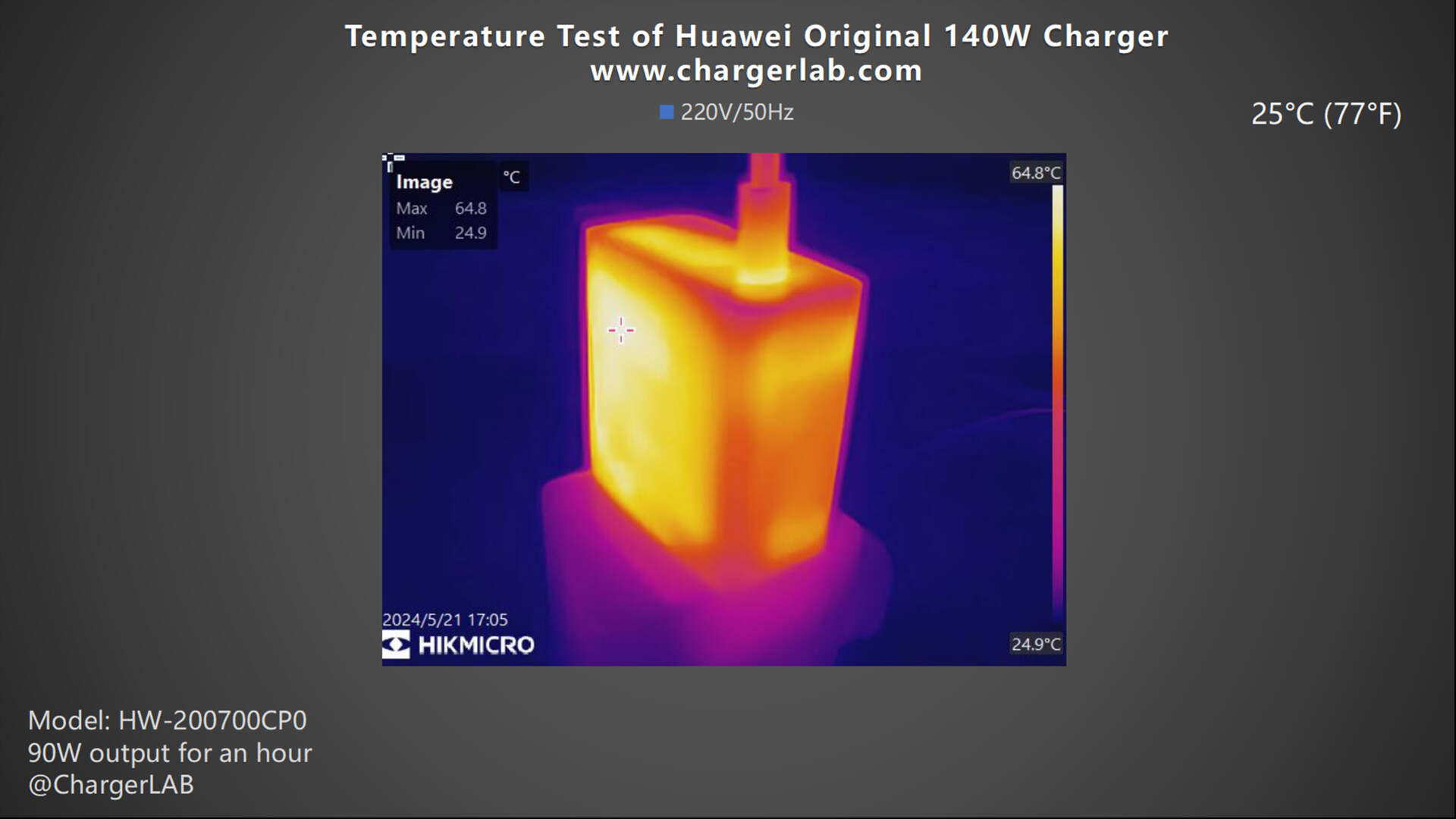 Review of the Original 140W Charger of Huawei MateBook X Pro-Chargerlab