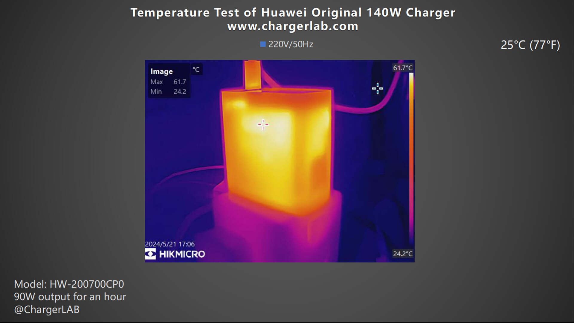 Review of the Original 140W Charger of Huawei MateBook X Pro-Chargerlab