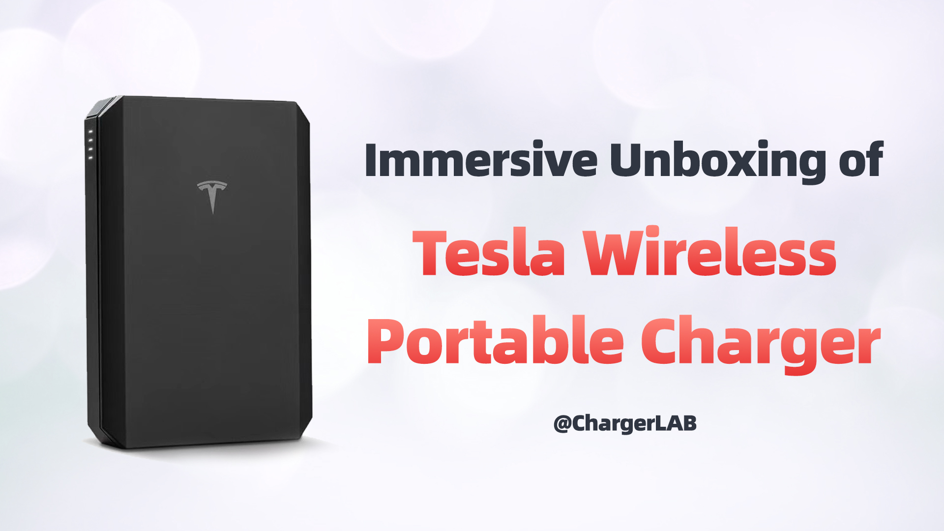 Immersive Unboxing of Tesla Wireless Portable Charger