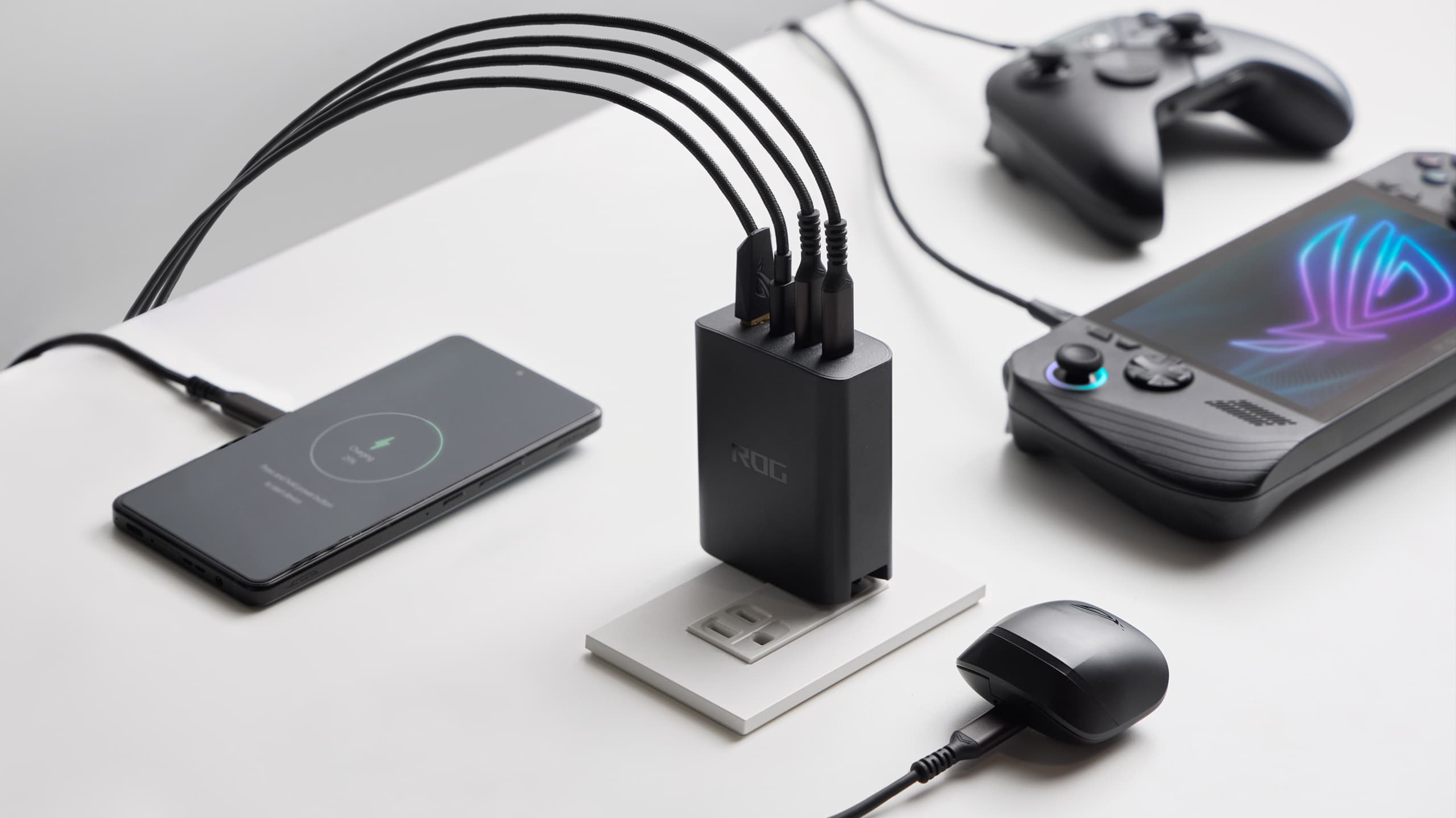 ASUS Launches ROG 140W USB-C GaN Charger for Multi-Device Fast Charging