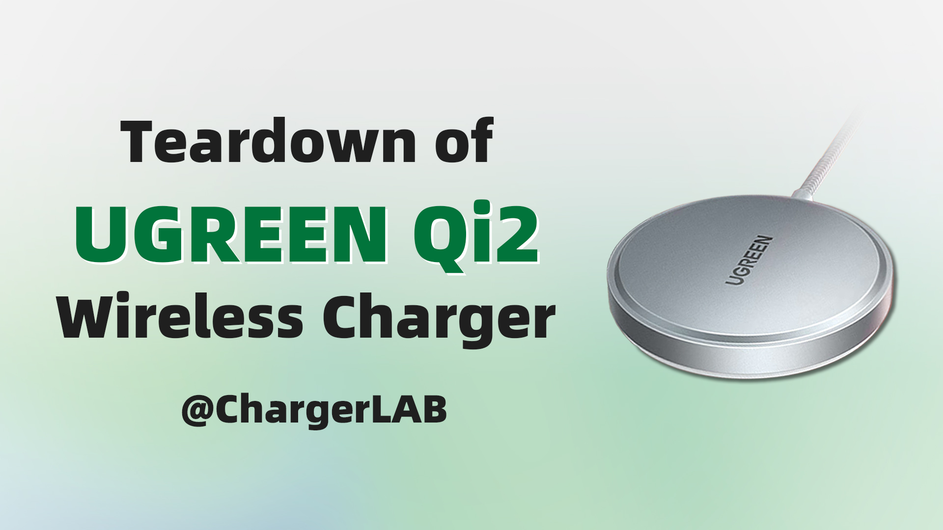 Teardown of UGREEN Qi2 Magnetic Wireless Charger