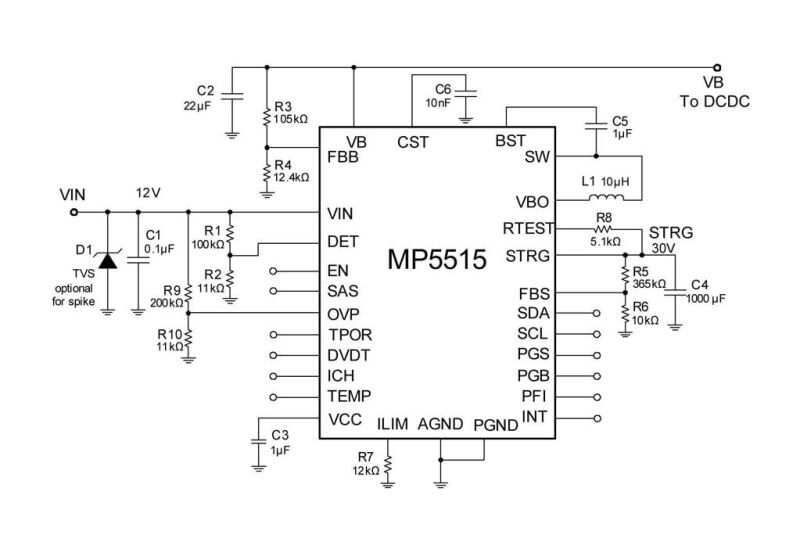 MPS Launches MP5515 Power Backup IC for SSDs and Storage Systems