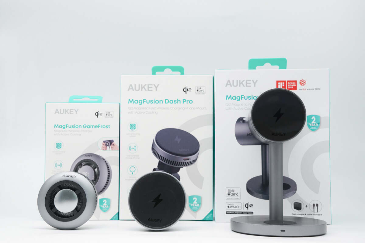 Charging While Cooing | Review of AUKEY MagFusion Pro Active Cooling Wireless Chargers-Chargerlab