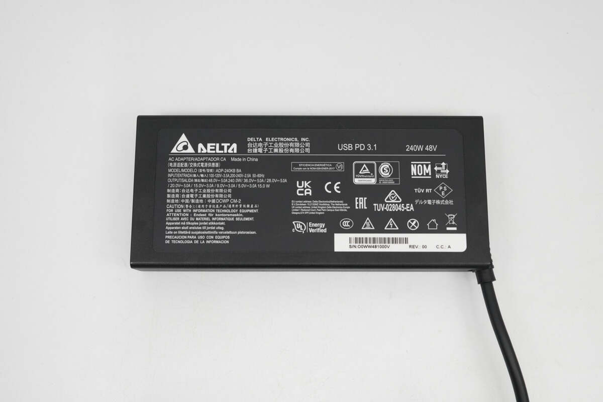 Review of Delta's World's First PD3.1 240W USB-C Power Adapter-Chargerlab