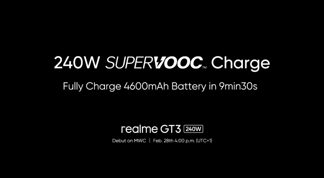 Navitas and realme Launched World’s First 240W Ultra-Fast Charging Phone at MWC-Chargerlab