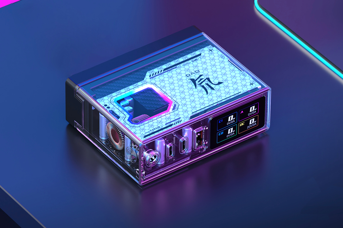 Aesthetics & Performance | REDMAGIC Launched 150W GaN Transparent Charger