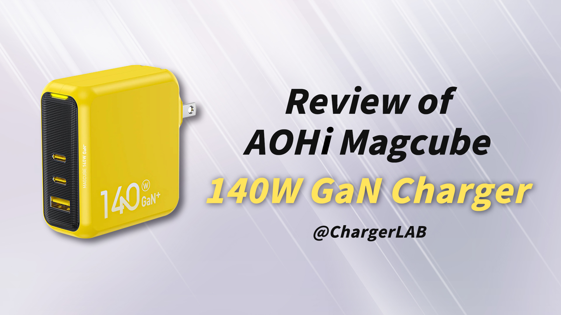 Review of AOHi Magcube 140W PD3.1 GaN Fast Charger (2C1A)
