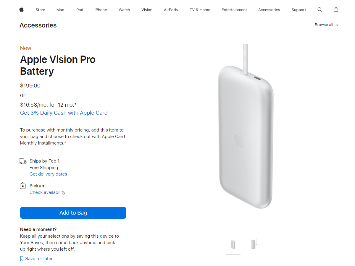 Apple Vision Pro Battery: Unlock Your Mixed Reality for $199 with USB-C