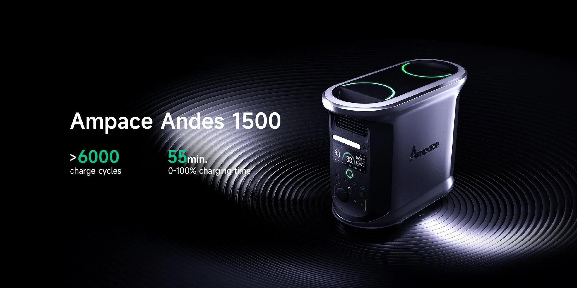 Ampace Introduces the Andes 1500 Portable Power Station