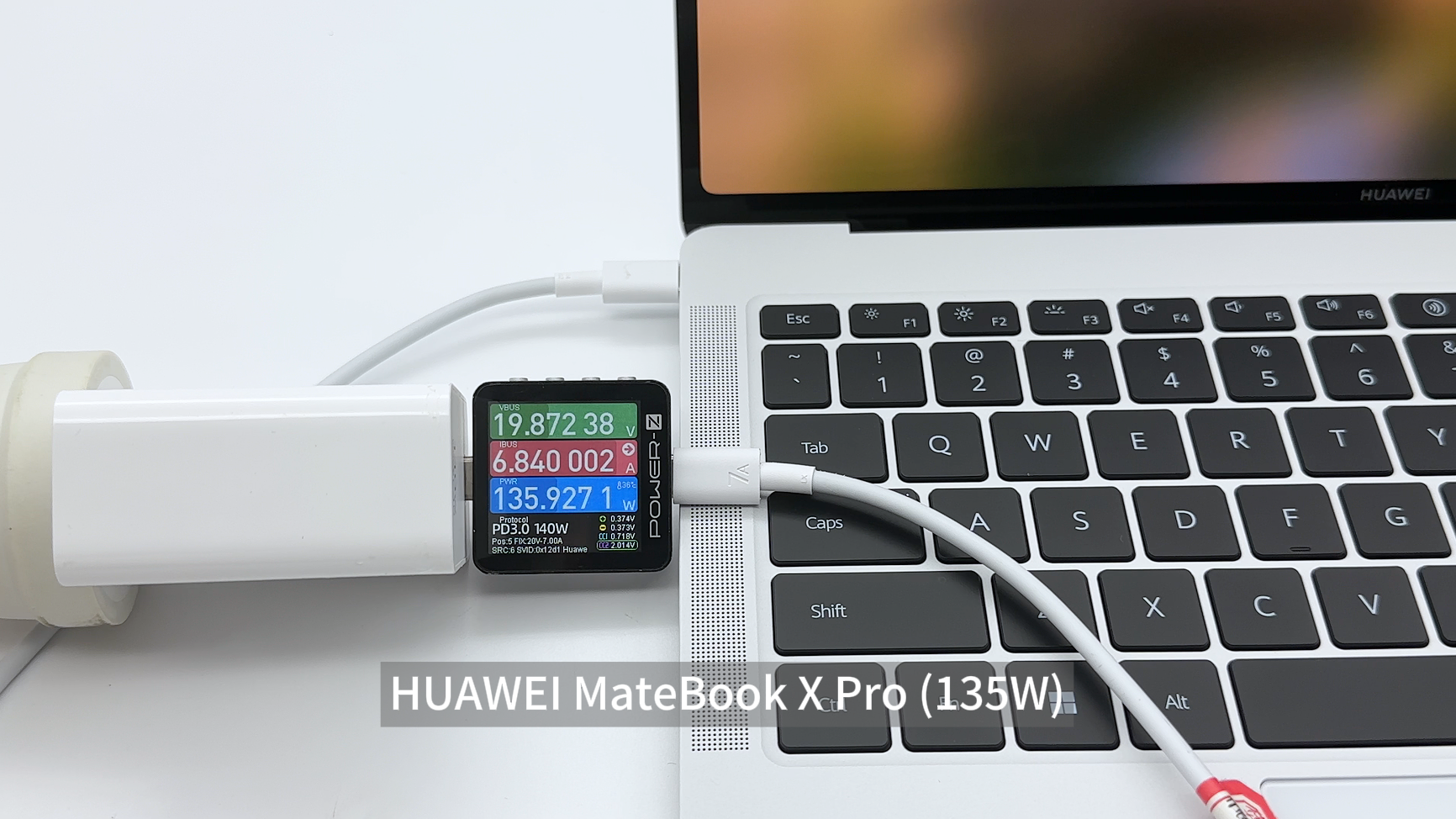 Review of the Original 140W Charger of Huawei MateBook X Pro-Chargerlab