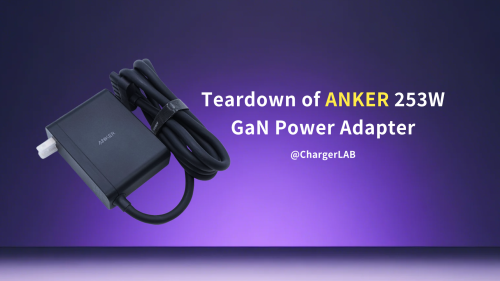Teardown of ANKER 253W GaN Power Adapter