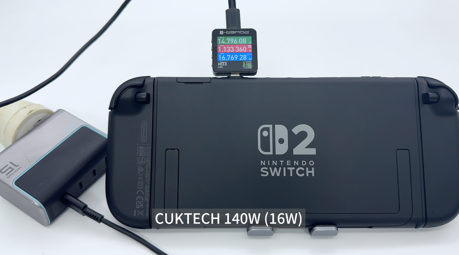 Compatibility Test of Nintendo Switch 2 (Handheld Mode)-Chargerlab