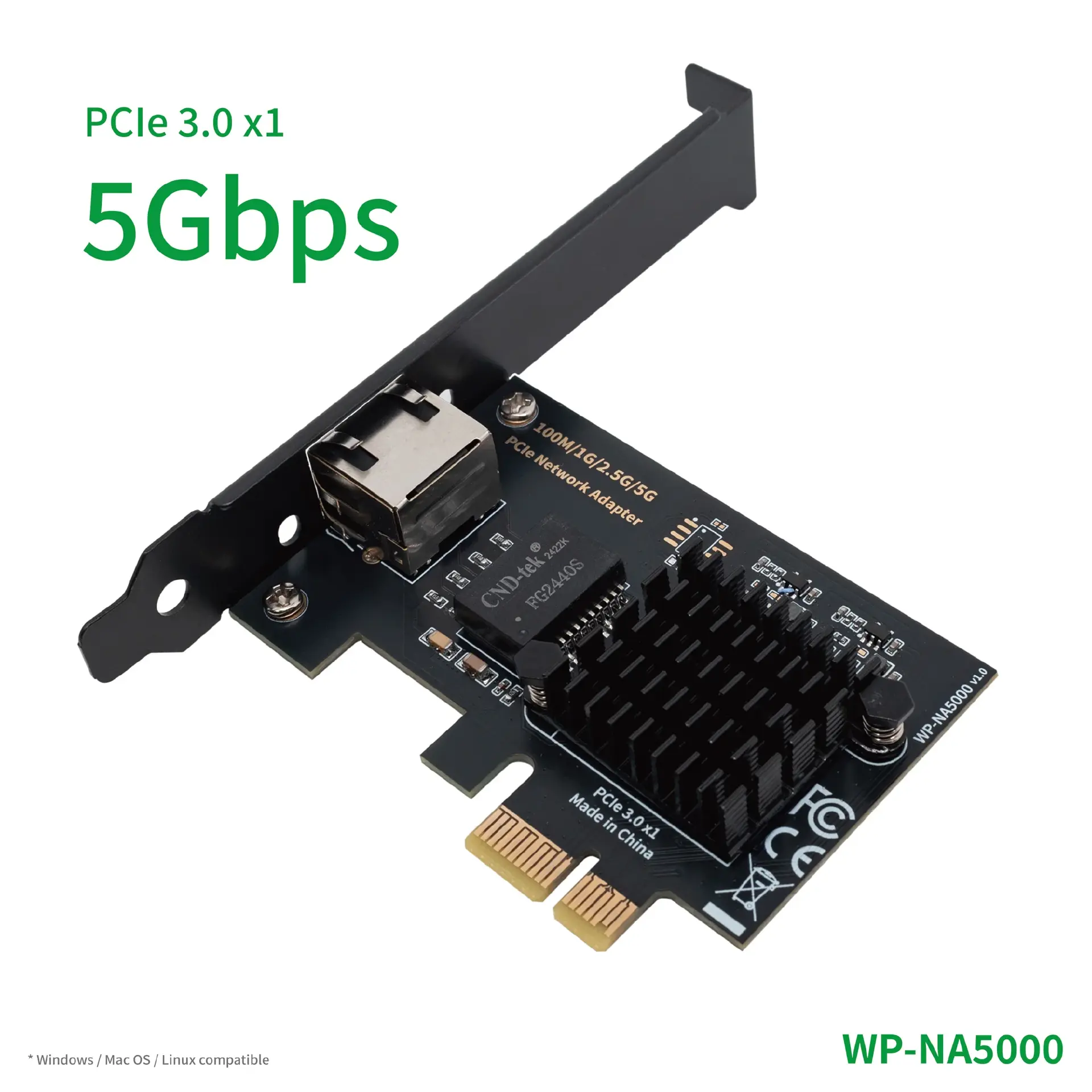 wisdPi WP-NA5000 PCIe 5G Network Card Review: Next-Gen Connectivity